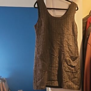 Elegant Tweed Sleeveless Dress